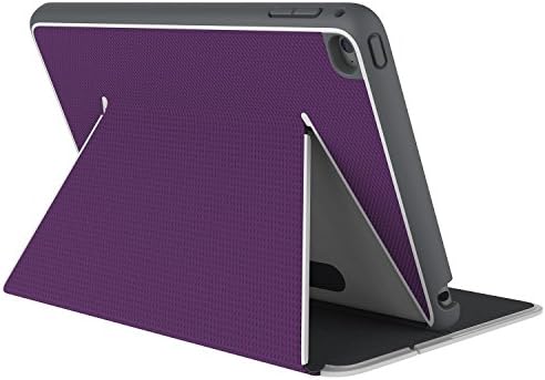 Benek Ürünleri DuraFolio Kılıf ve iPad Mini 4 için Stand, Acai Mor/Beyaz/Arduvaz Gri (73884-5075)