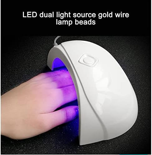 CYzpf Jel tırnak lamba, taşınabilir Hiçbir Taban Tasarımı 24 W Tırnak Kurutucu led ışık Jel Lehçe için Otomatik Sensör ile