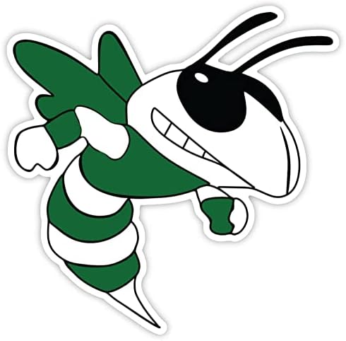 Yeşil Hornet Maskot Sticker Çıkartma 5 x 4
