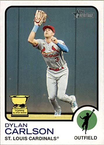 2022 Topps Mirası 259 Dylan Carlson St. Louis Cardinals Ham (NM veya Daha İyi) Durumda Resmi MLB Beyzbol Kartı