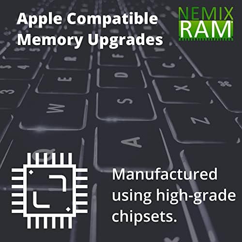 32GB 4x8GB iMac 27 Retina 5K Ekranlı Geç 2014 ve Orta 2015 Uyumlu Bellek DDR3-1600 PC3-12800 SODIMM NEMIX RAM